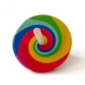 Kreisel 3-farbig Streifen