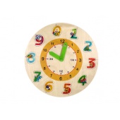 Lernuhr mit Zahlen-Puzzle