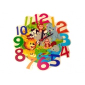 Wandquarzuhr Dschungel