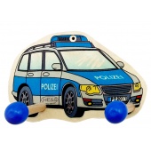 Kleine Garderobe Polizeiauto