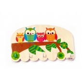 Schlüssel- oder Schmuckbrett Eule