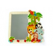 Spiegel und Garderobe Dschungel