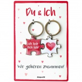 Schlüsselanhänger-Set »Du & Ich«