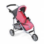 Jogging-Buggy Lola Melange anthrazit-pink