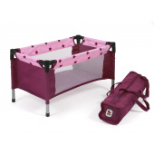 Puppen-Reisebett Stars Brombeere