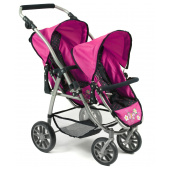 Tandem-Sportwagen Vario Dots Navy-Pink