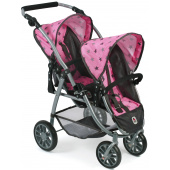 Tandem-Sportwagen Vario Sternchen grau