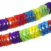 Girlande Papier 3D bunt